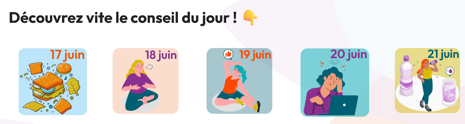 Calendrier Digital de la Semaine de la QVCT