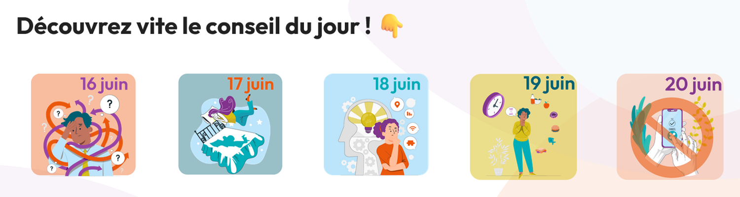 Calendrier Digital : Semaine QVCT - Focus Santé Mentale